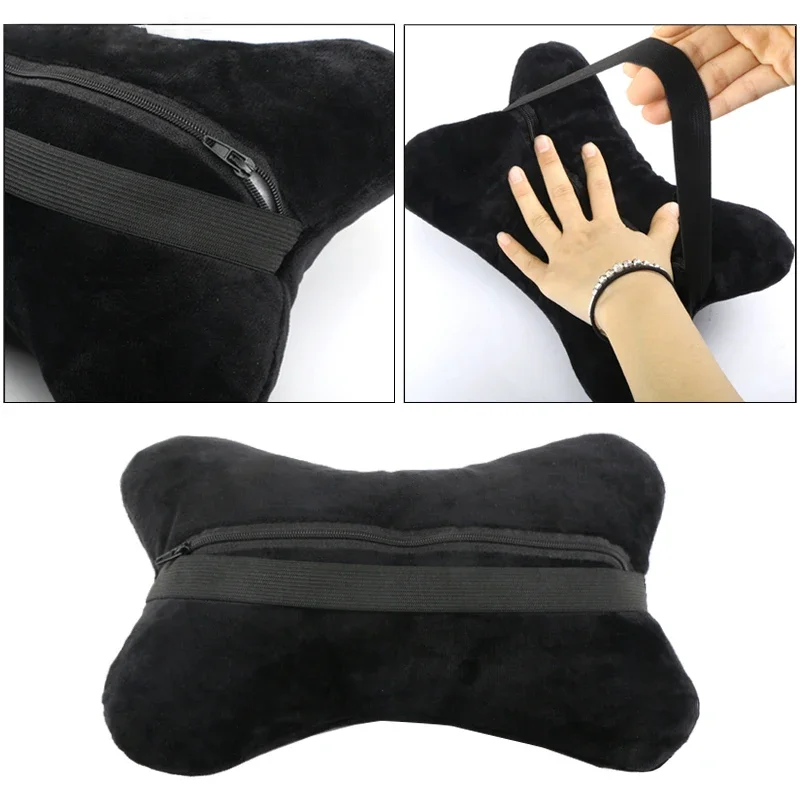 Car Neck Pillow Headrest Seat Belt Shoulder Strap Pad For BMW X3 X5 X6 F30 F34 F10 F20 G20 G30 G01 G02 G05 F15 F16 3 5 7 Series