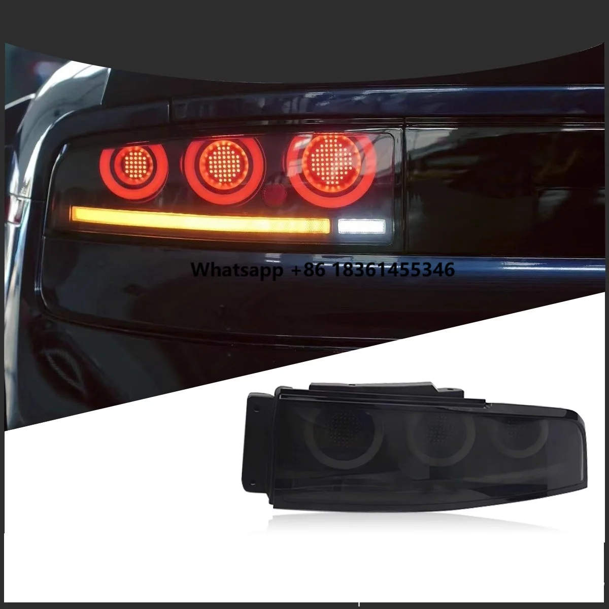 

Car LED Taillight assembly For 400Z 22-25 modified RGB Brake Lamp with dynamic Turn signal Car Accessories