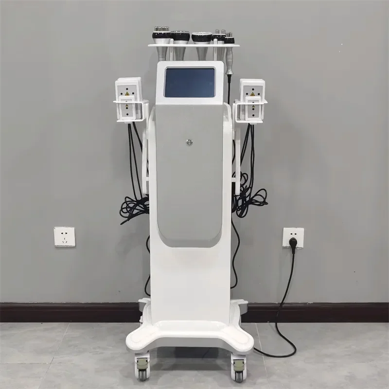 

New Style Vertical 6 in 1 40K Cavitation Fat Burning Laser Vaccuum Cavitation 80K Slimming Beauty Machine 40k Cavi Lipo Device