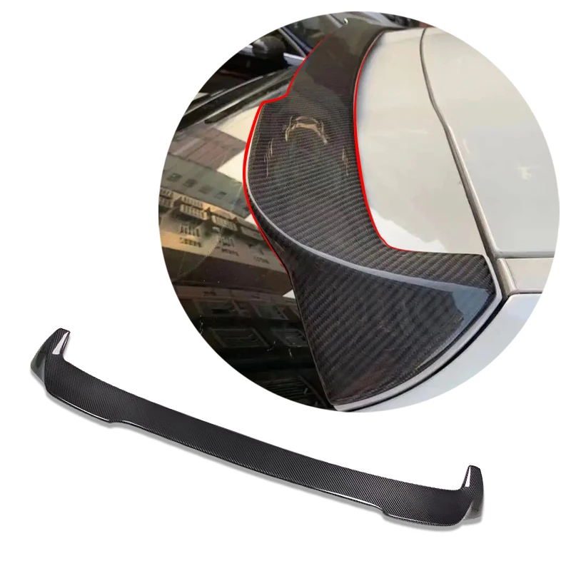 Roof Spoiler For BMW X4M F98 2019 2020 2021 2022 2023 Carbon Fiber Diffuser Tail WingCar Styling Bodykit Back Trunk Auto Part