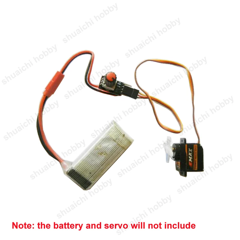 2PCS Mini Steering Gear Tester Controller ESC Testing Tools Double PWM Servo Signal Output 3-20V DIY Parts for RC Models