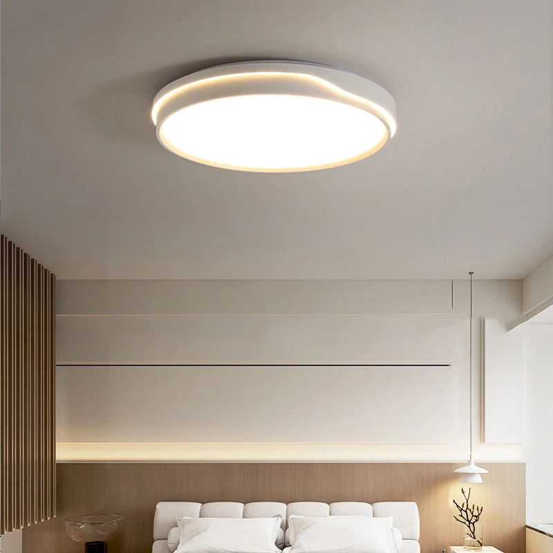 Imagem -03 - Modern Led White Eye Protection Ceiling Light Lustre Lamp Quarto Jantar Estudo Corredor Eletrodomésticos