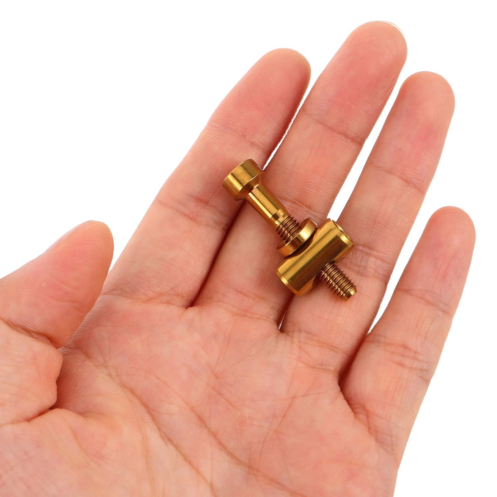 

2Pcs M5x30 Seatpost Bolts Titanium Alloy - Strong Lightweight Bike Bolts for Seatpost Fixed Screw Off Road Trail Riding