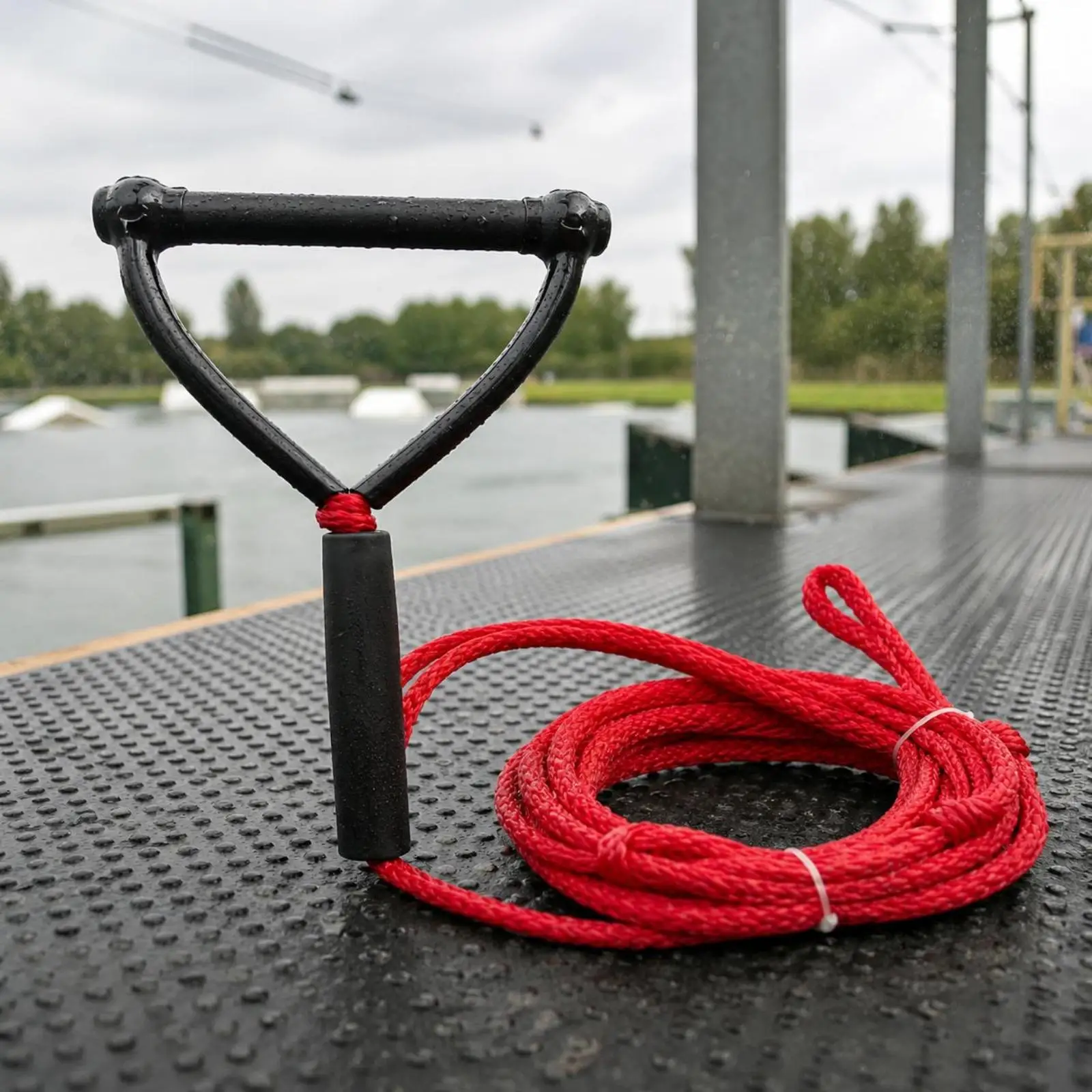 Professional Waterski Tow Rope Secure Grip Aquatic Sports Tow Line for Jet Ski and Wakeboarding Use