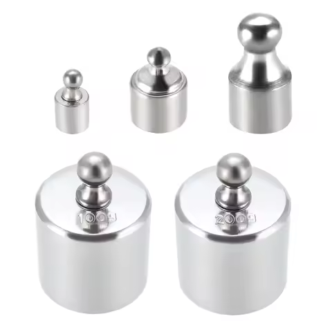 1g 2g 5g 100g 200g Gram Calibration Weight M2 Precision Chrome Plated Steel Weight Measurement Tools for Precision Balance Test