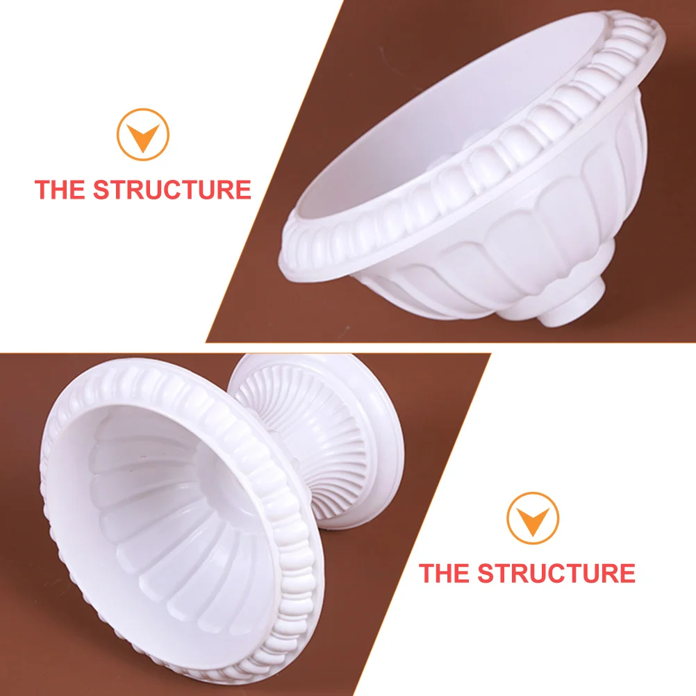 

2pcs Wedding Flower Pot Pillar Flowerpot Columns Decor Party Garden Centerpiece PP Material Large Plant Vase Wedding Decoration