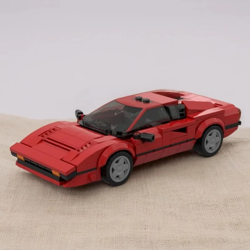 307pcs MOC City Champions Ferraried 308 GTB Model Building Blocks Construction Christmas Gifts Toy Assemble Brick Art Birthday