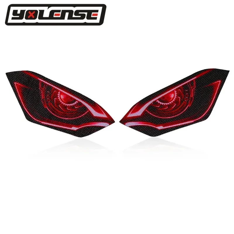 For BMW S1000RR S1000 RR 2019-2023 Motorcycle 3D Front Fairing Headlight Stickers Guard Head light protection Sticker