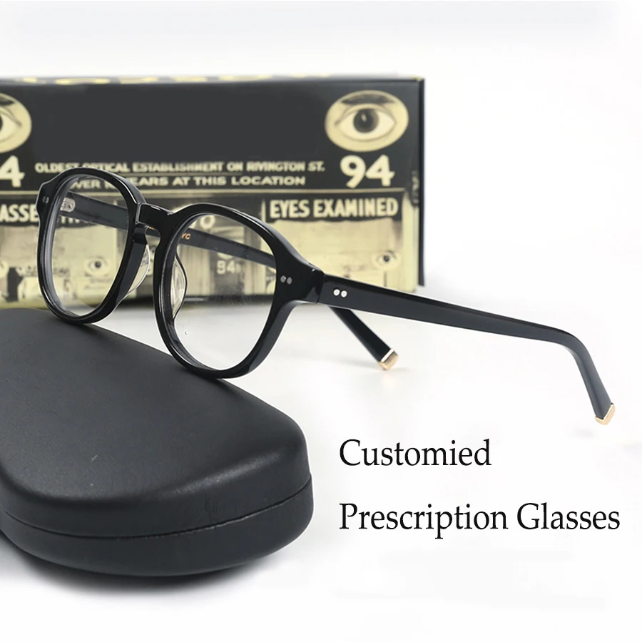 

Очки по рецепту, мужские очки в оправе Johnny Depp ARTHUR, индивидуальные фотохромные очки с защитой от синего света, близорукость, дальнозоркость