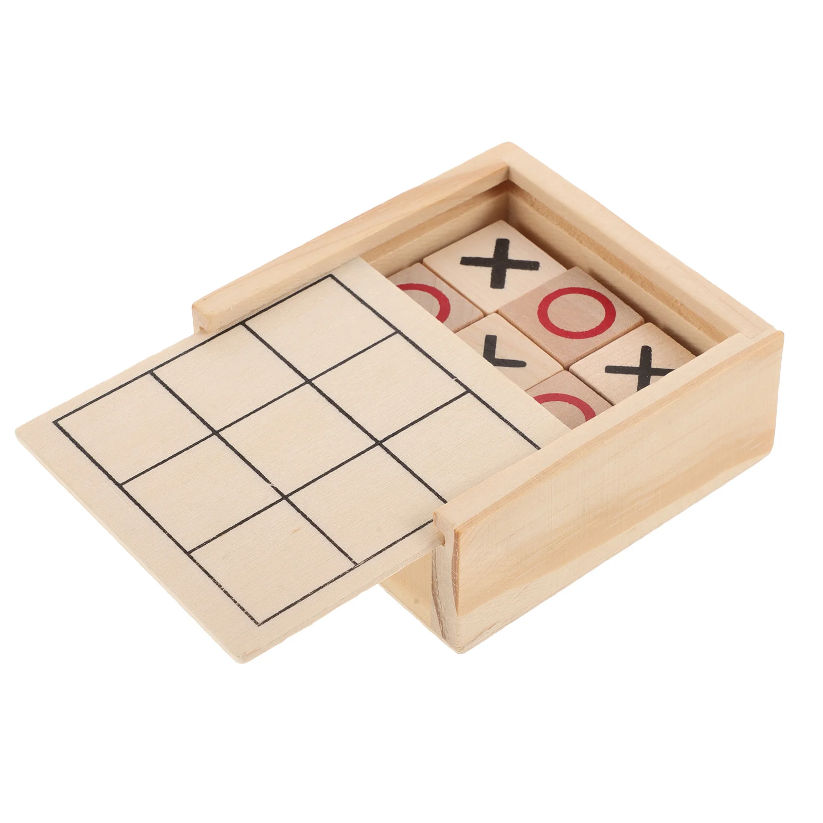 لعبة لوح خشبي عائلي تعليمية محمولة وخفيفة الوزن للسفر والتفكير المنطقي المدمج للأطفال والكبار #1