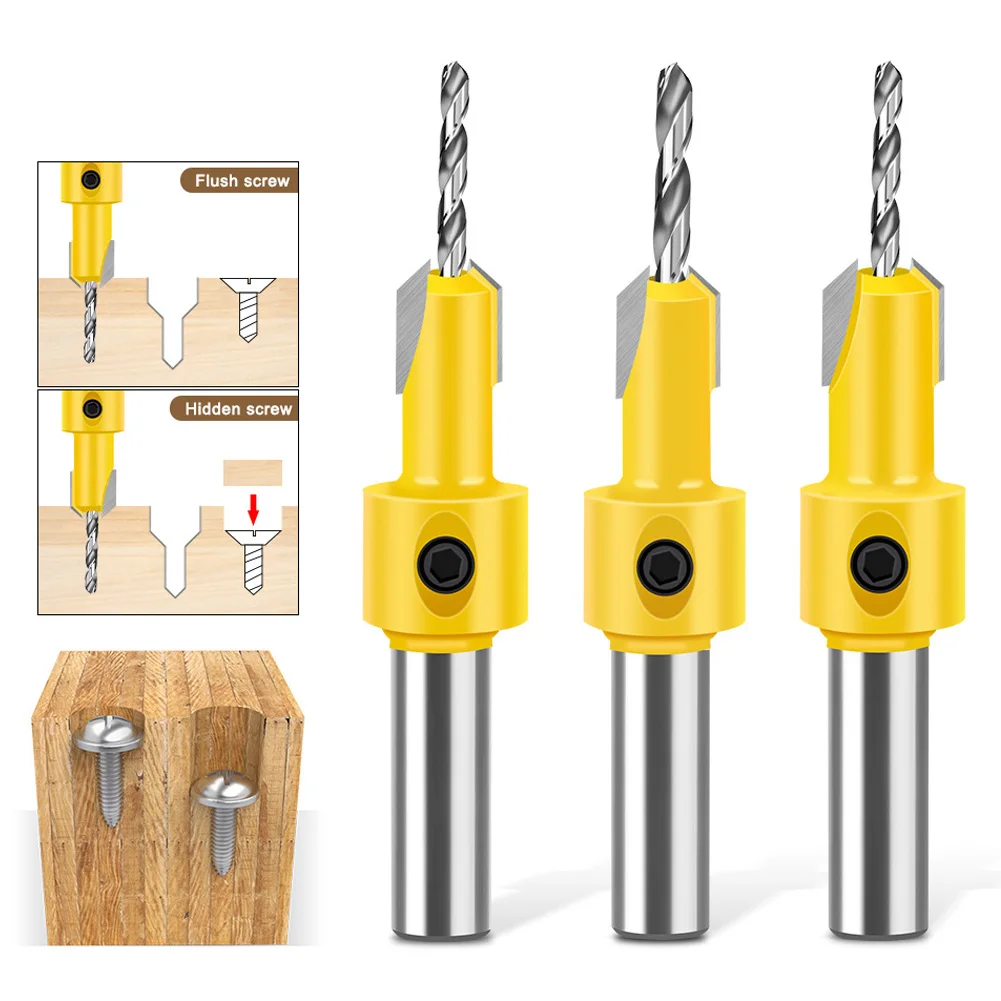 

8-10 мм деревообрабатывающее сверло с зенковкой, перфоратор, сверло для отверстий из сплава, винт по дереву, монтажное ступенчатое сверло, инструмент