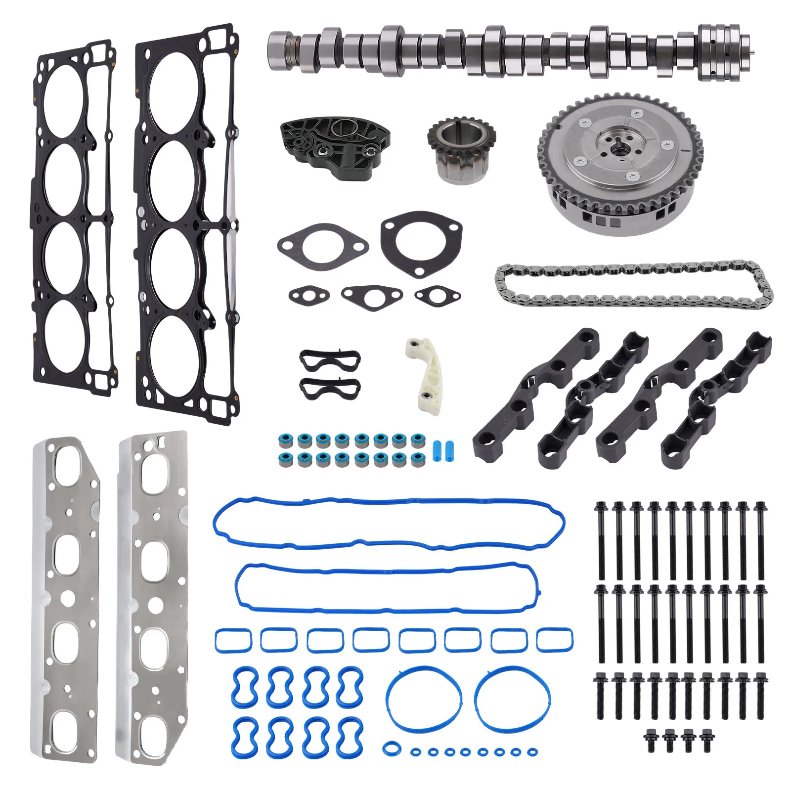 Camshaft & MDS Lifters Kit For Chrysler Aspen Limited 5.7L V8 VIN: 5 2009 For Ram 1500 SLT 5.7L V8 VIN: T 2011-2020