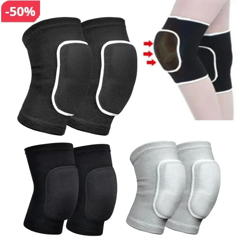 1Pairs Dansen Kniebeschermers voor Volleybal Yoga Vrouwen Kids Mannen Patella Brace Ondersteuning EVA Kneepad Fitness Sport Protector Werkuitrusting