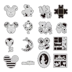 Disney Character Metal Cutting Die is Suitable For Festival DIY Scrapbook Album 3D Greeting Card Decoration Mickey Box 2023 New