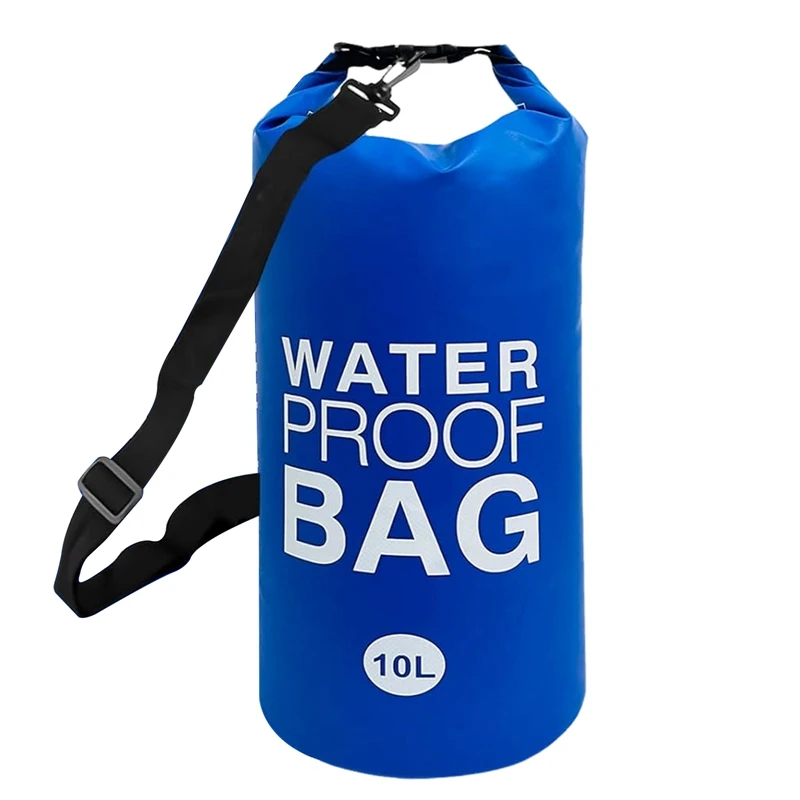 10L Waterproof Storage Bag Outdoor Boating Kayaking Canoeing Floating Dry Sack Pouch Safety Carrying Bags Water Floating Pack