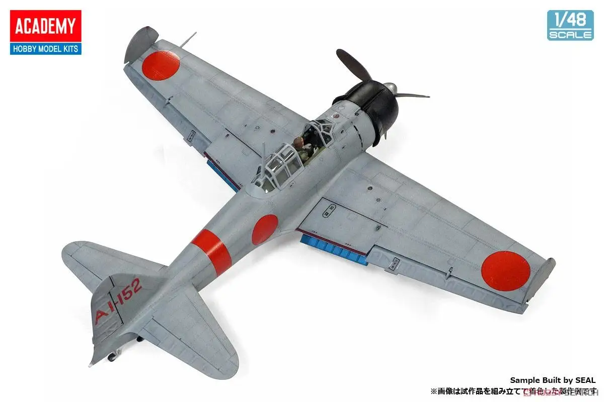 Academy Hobby 12352 1/48 escala A6M2b Zero Fighter modelo 21 'Battle of midway' Kit de modelos