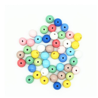 100pcs/lot 4 6 8 10 12 14 16 18 20mm Natural Wood Beads 5 Colors Eco-Friendly Round Ball Spacer Beads for DIY Jewelry Making