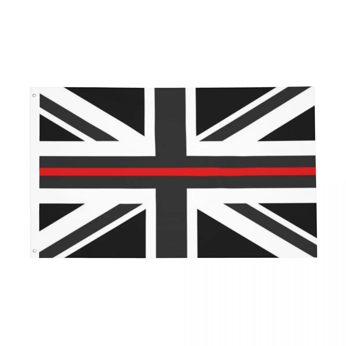 

Thin Red Line Union Jack UK Flag Flag Decor 3x5FT Polyester Material With Metal Grommets Vibrant Colors Lightweight Delicate