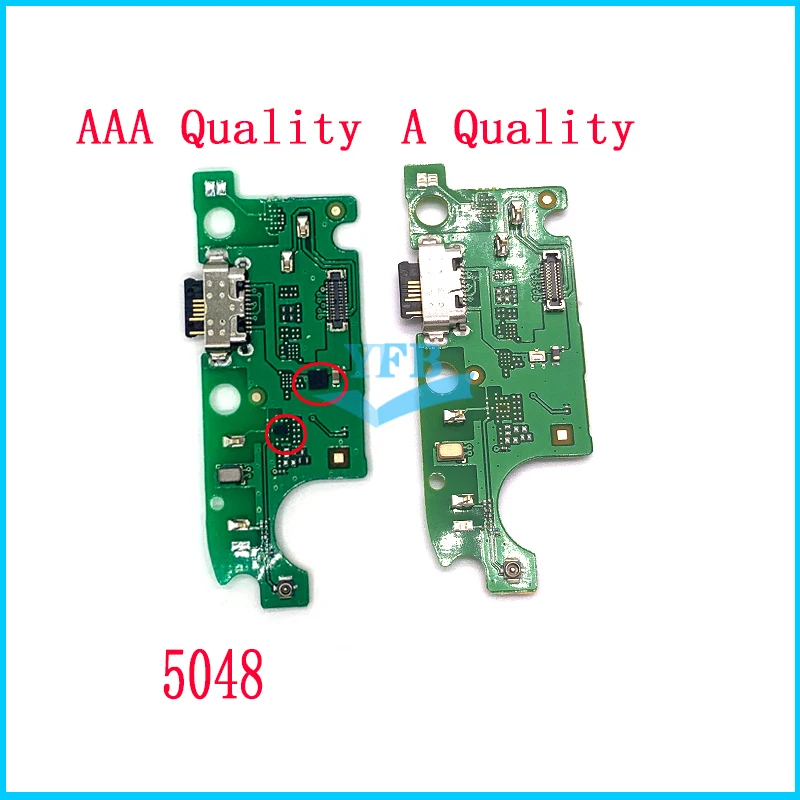 USB Charging Charger Port Dock Connector Flex Cable With Microphone Parts For Alcatel 3X 2019 5048 5048U 5048Y