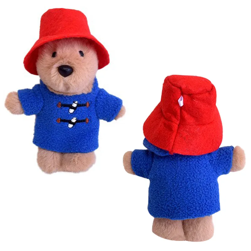 Britain Paddington Bear plush dolls Kawaii Small Bear Stuffed Dolls High Quality Children Christmas Birthday Gifts 10cm