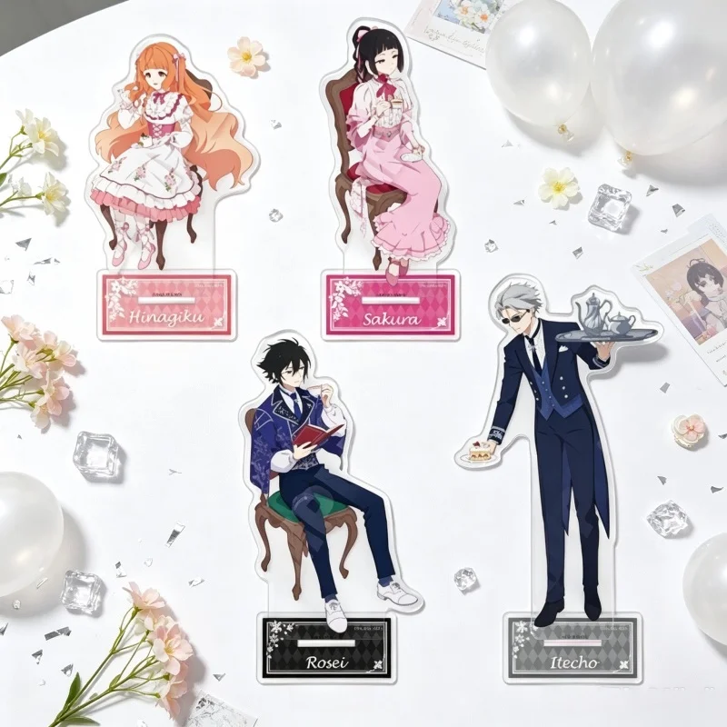 Agents Of The Four Seasons: Dance Of Spring 15CM Acrylic Stand Keychain Decorations Accessories Hinagiku Kayo/Sakura Himedaka