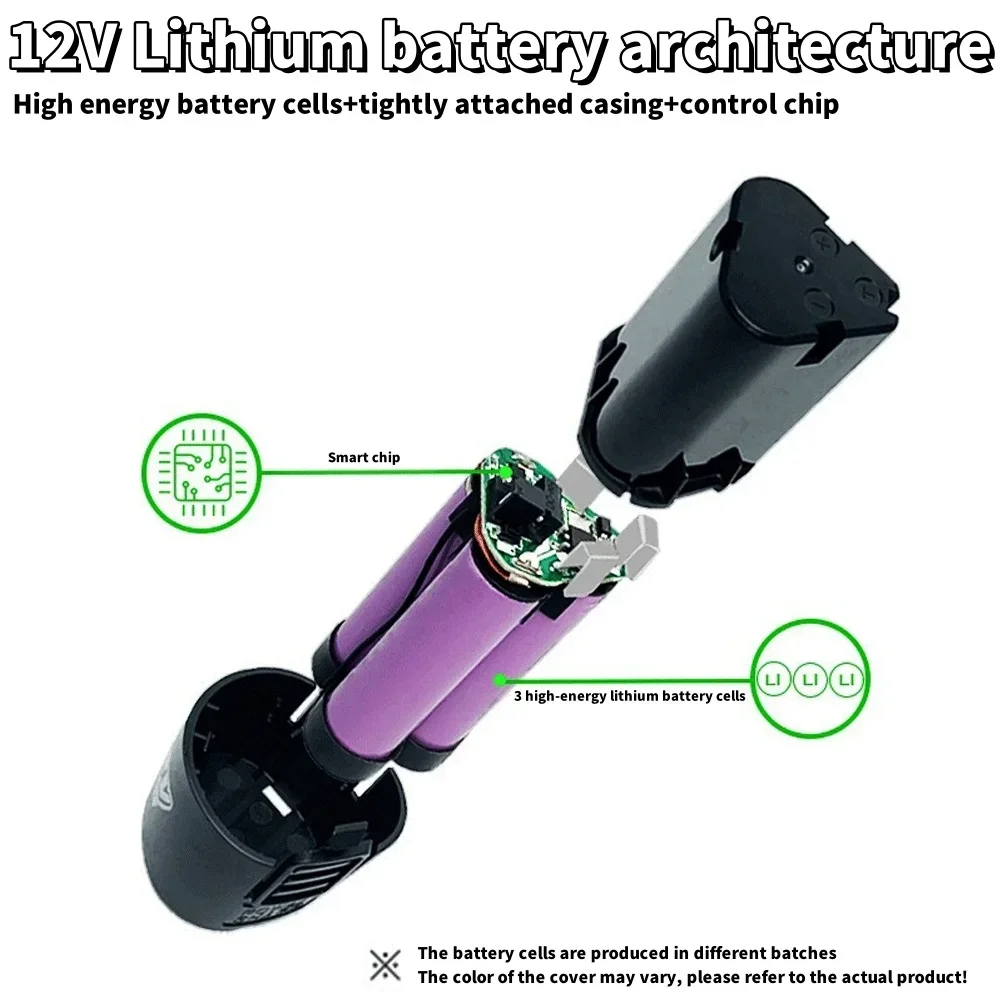 6200mAh 12V Household Rechargeable Lithium battery Can be used as Power Tools Electric Screwdriver Electric drill Li-ion Battery