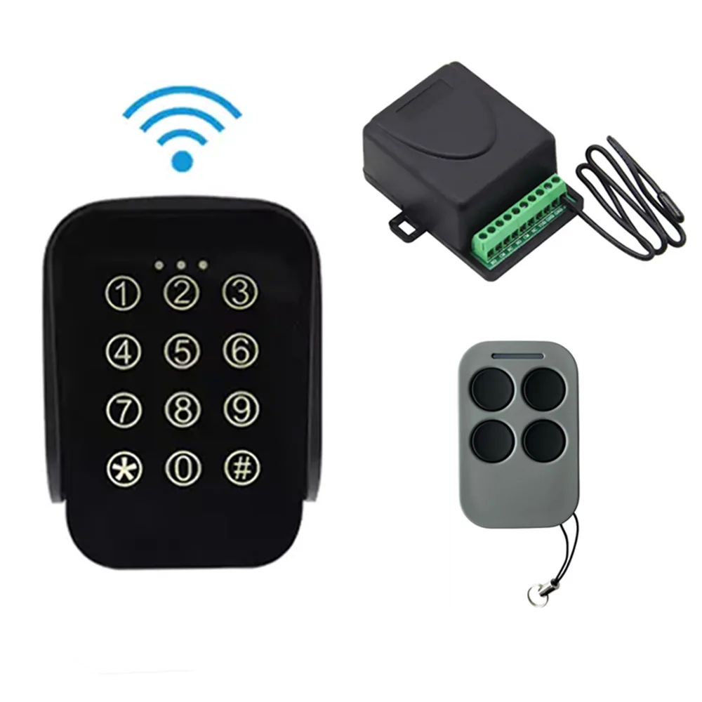

Universal 433mhz Waterproof Wireless Numeric Keypad Door Lock For Automatic Swing Sliding Gate Opener Controller