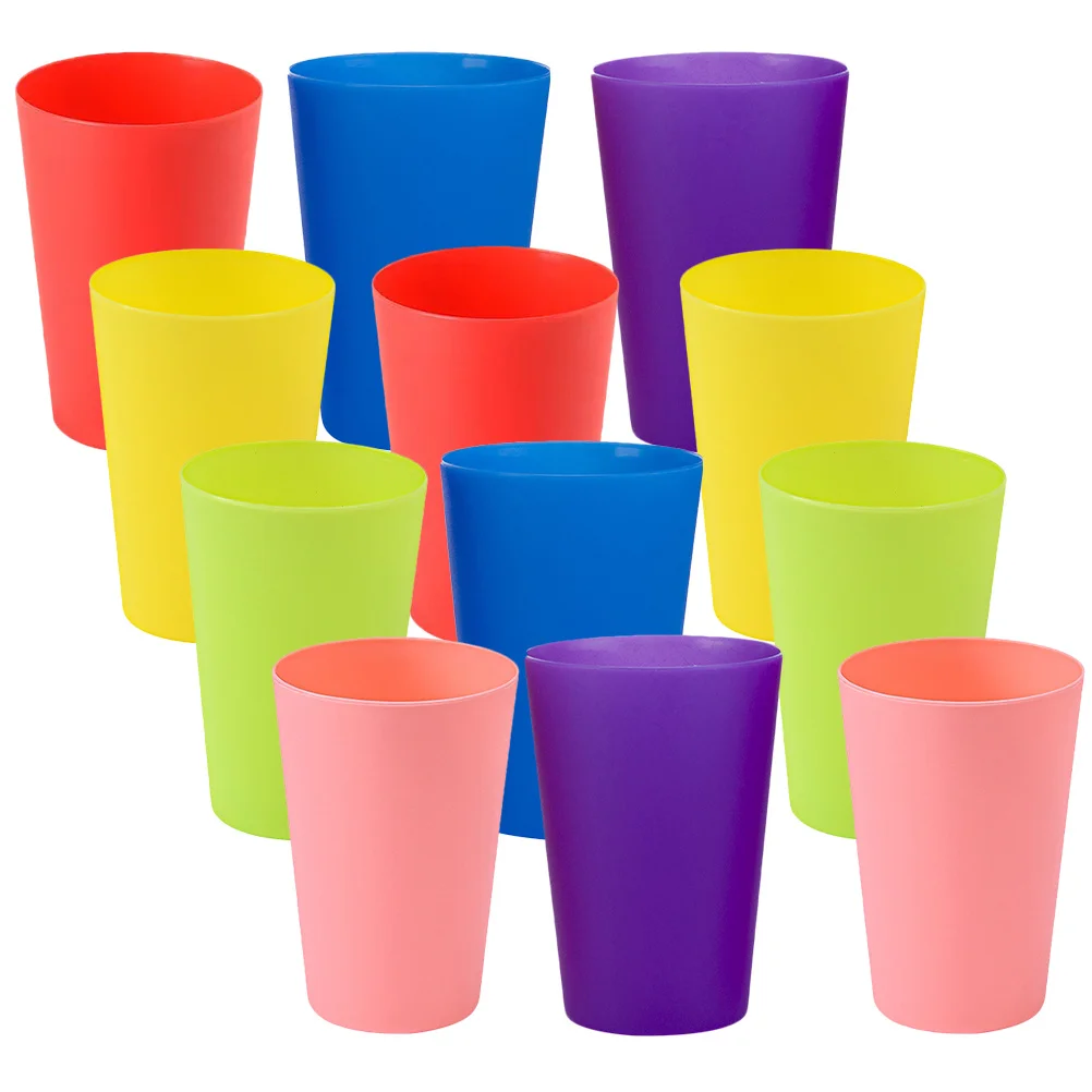

12pcs Stackable Cups Toddler Educational For Baby Boys Girls Preschool Learning Set Chunky Colorful Cups Kit