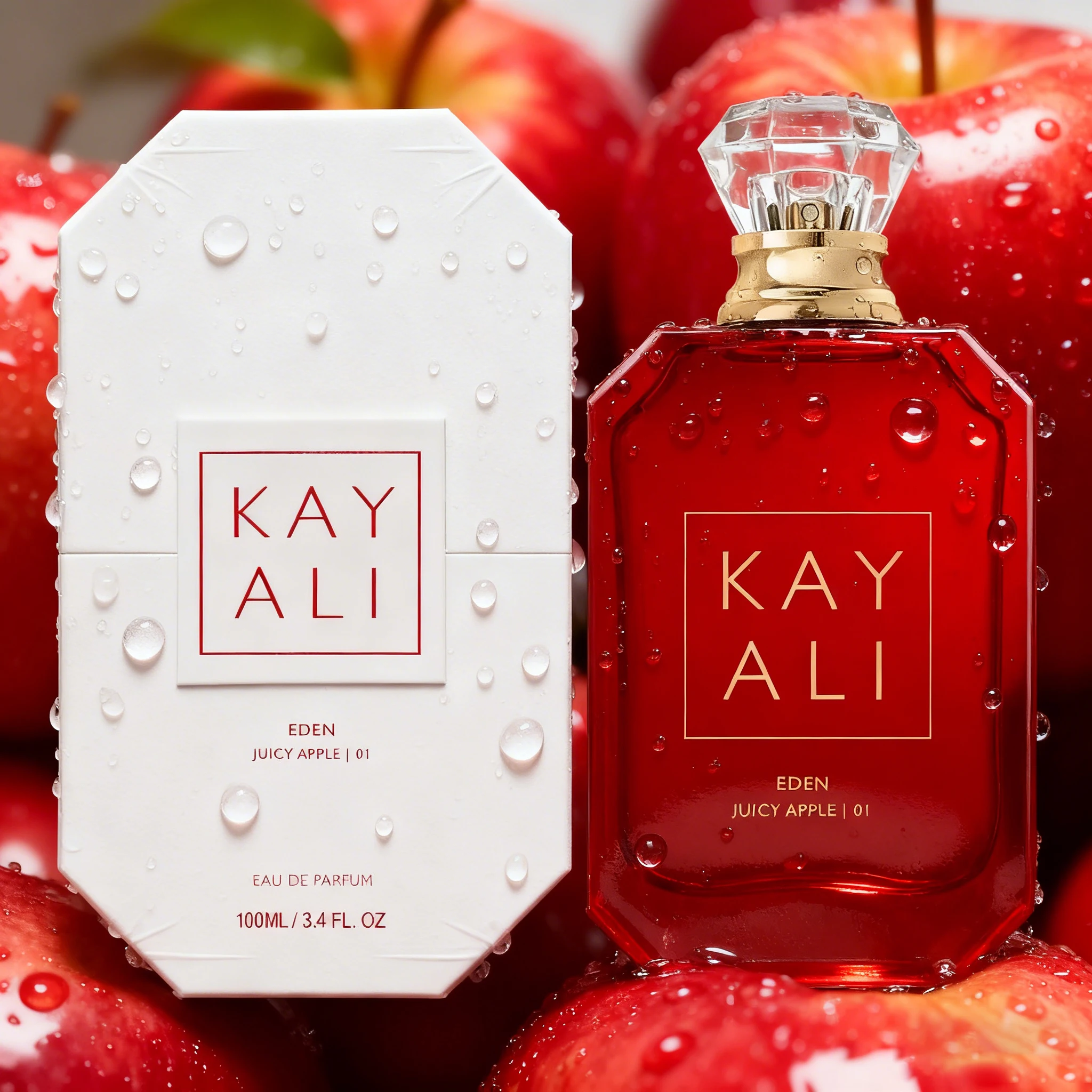 

KAYALI 01 Eden Juicy Apple парфюмерный спрей | Сочное красное яблоко, Черная смородина, Розовый грейпфрут, Личи | 3,4 унции (100 мл), стойкая фрак