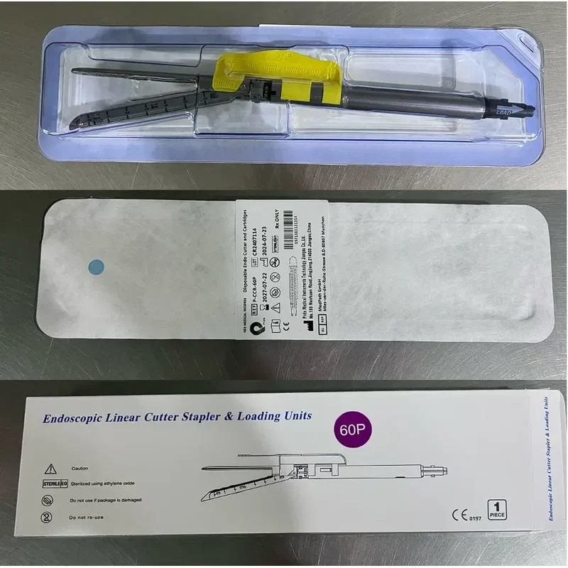 instruments Disposable endoscopic linear cutting Stapler and cutting assembly Handle and staple cartridge
