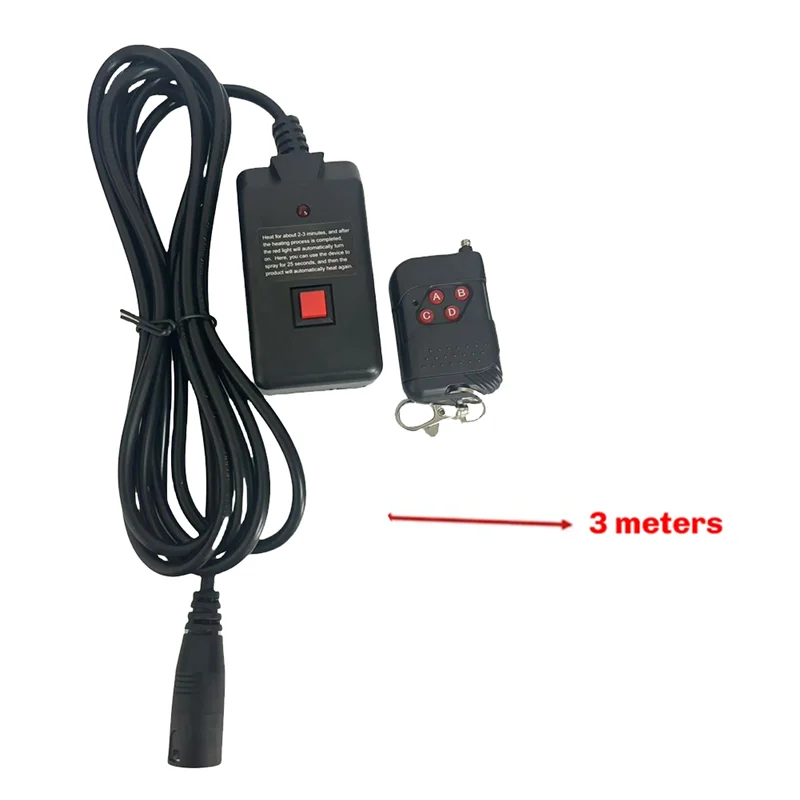 REPLA-Wired Remote Controller For Fog Machines For 400W 900W 1500W Foggers Ideal For Stage Effects And Mist Generation