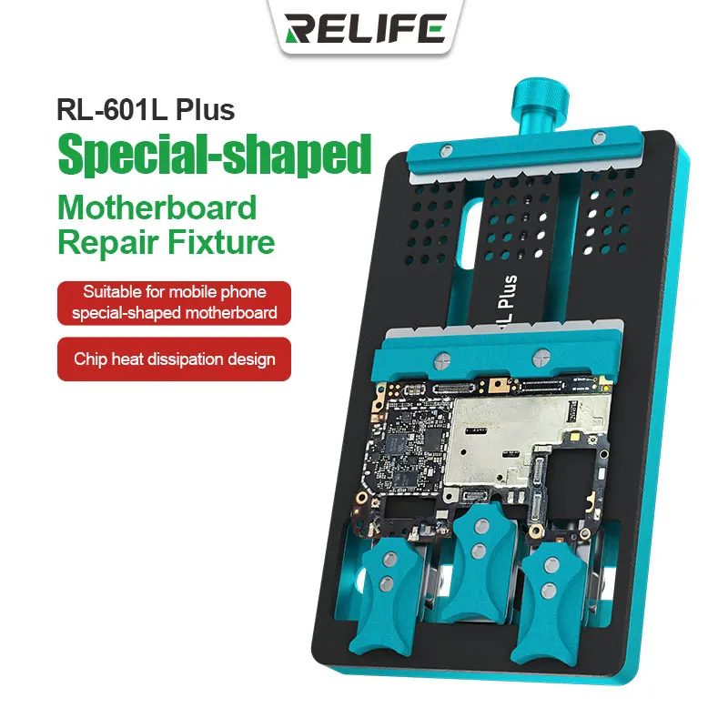 RELIFE RL-601L Plus Special-shaped Motherboard Repair PCB Holder Fixture For iPhone Chip Glue Removal Welding Repair Tool