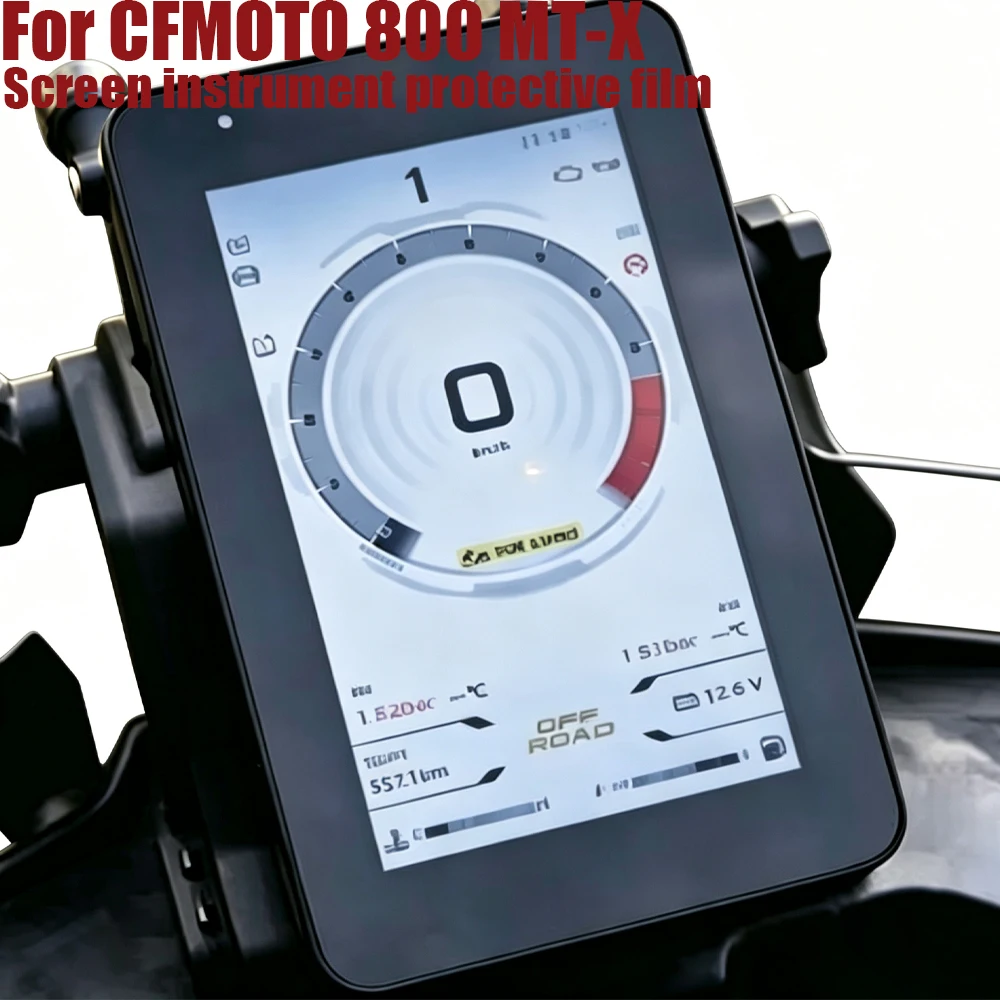 X Scratch Resistant Protection Film 800mtx For CFMOTO 800 MT-X 800 MTX Motorcycle Dashboard Screen Protector Screen 800MT
