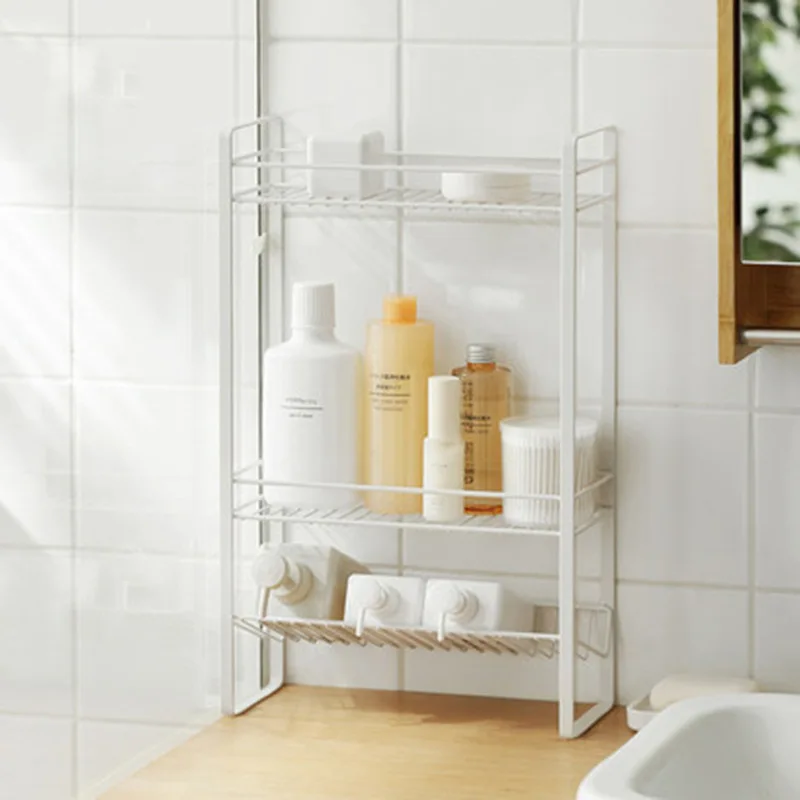 

Bathroom Storage Rack Kitchen Bathroom Storage Organizing Rack Iron Desktop Storage Rack