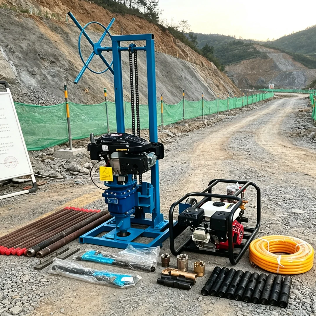Customized Portable Backpack Carried Core Sampling Backpack Drilling Rig, Field Geological Exploration Equipment