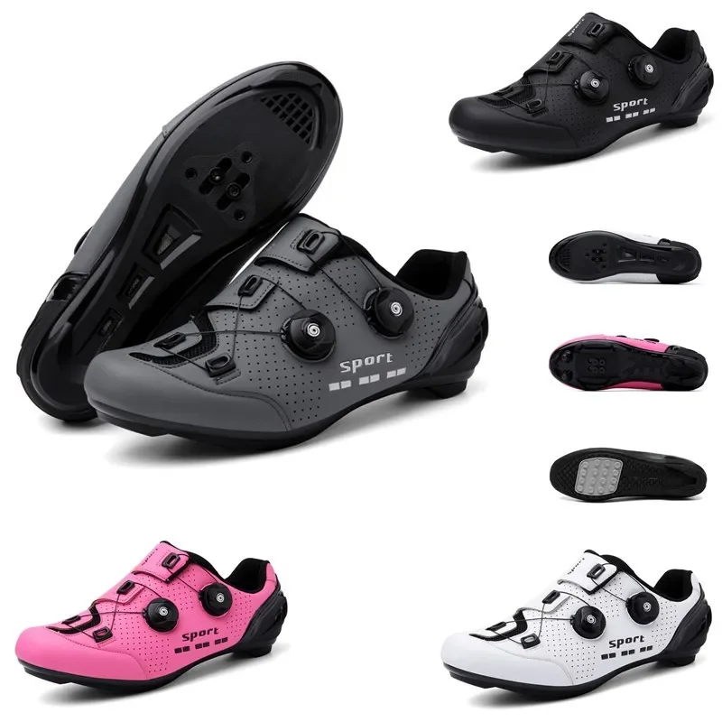 

Men Cycling Shoes Road Bike Women Pink Racing Bike Self-Locking Speed Bicycle Sneakers Flat Cleats Mountain Cycling Footwea