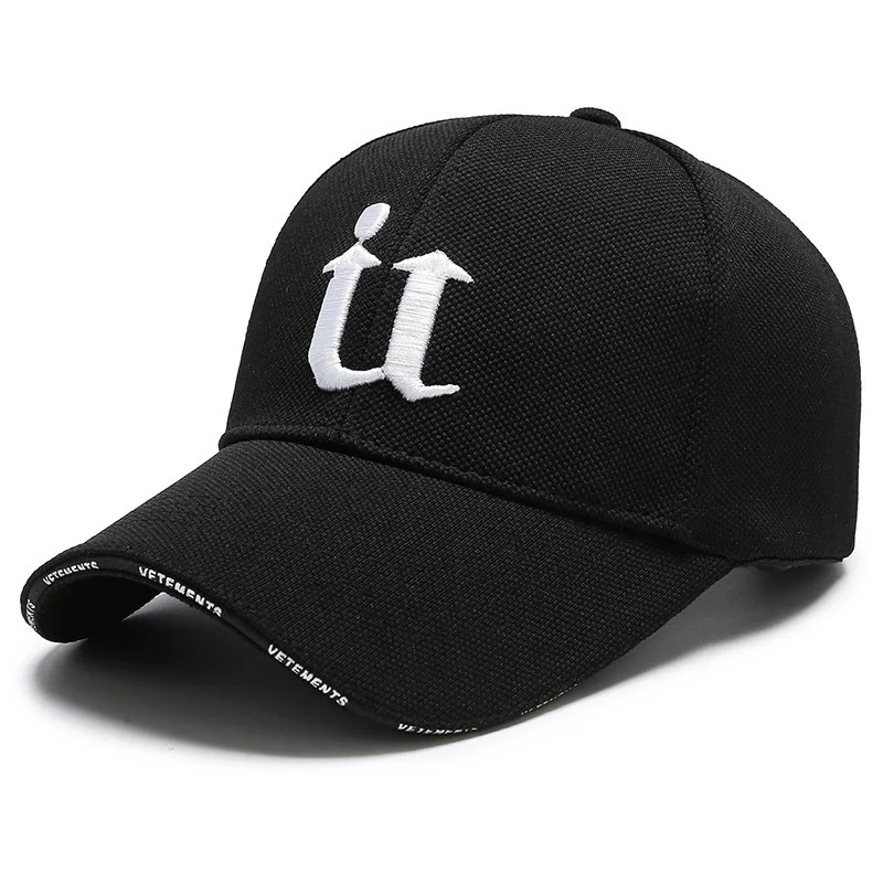 Baseball Cap Female Spring And Autumn Korean Version Letter H Standard Sunshade Hat Fashionable Outdoor Skinny Small