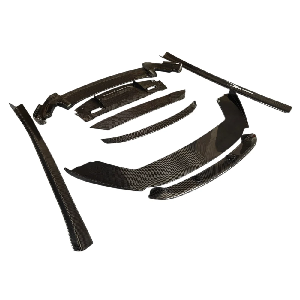 For Ferrari 09-12 California Upgraded Carbon Fiber Body Kit, Front Lip Rear Diffuser Side Skirt Rear Spoiler Customized Car Kit