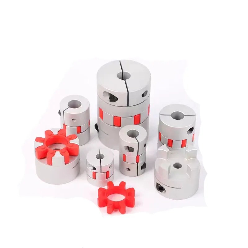 CNC Motor Jaw Shaft Coupler Flexible Spider plum Coupling D25 L30 4mm 5mm 6mm 6.35mm  8mm 9mm 10mm 12mm Elastic coupling