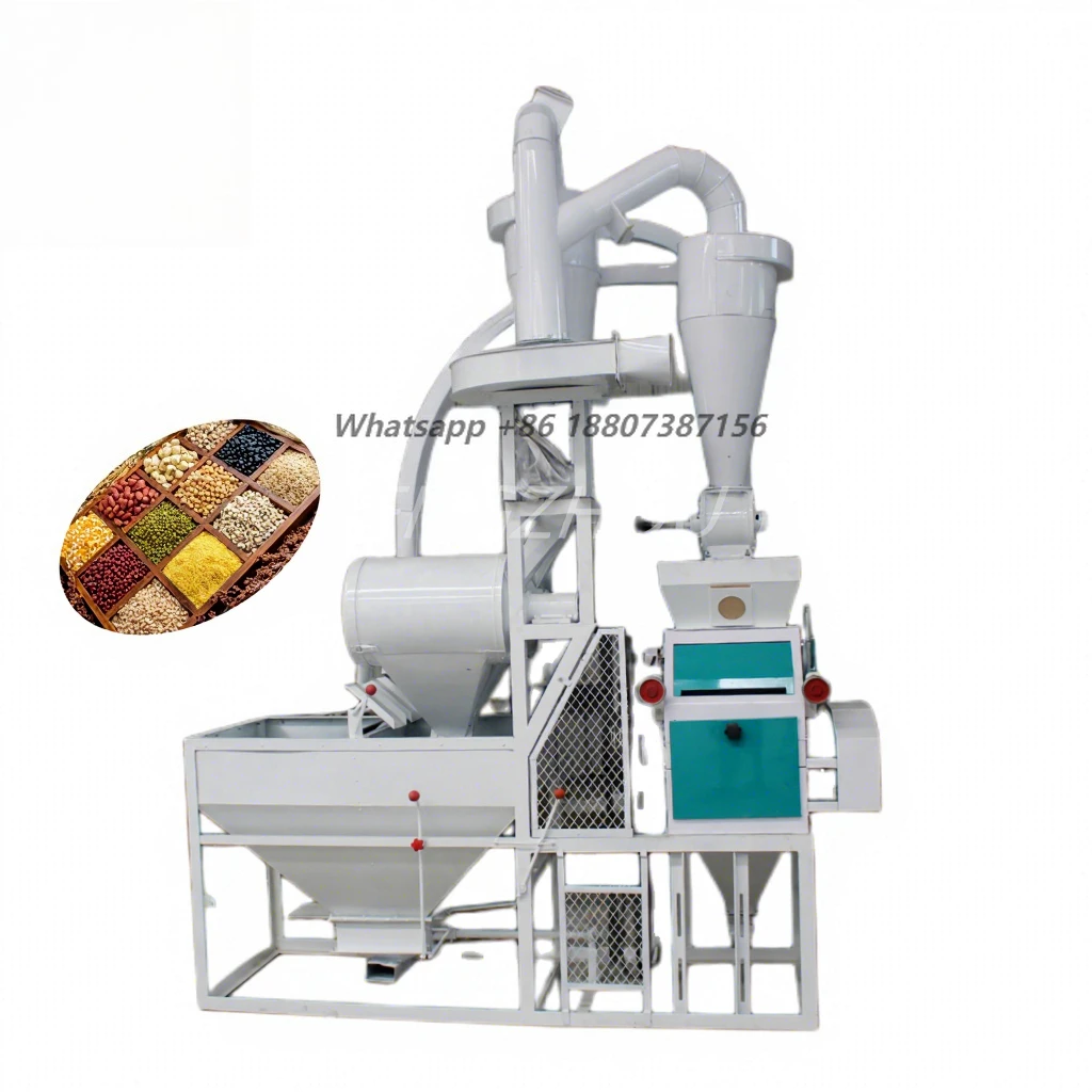 Automatic Food Processing Flour Production Ultrafine Rice Pulverizer Equipment Maize Rice Grain Flour Milling Machine