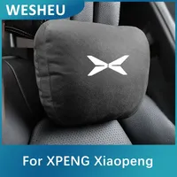 Car Styling For XPENG Xiaopeng P7 P7i G3 G6 G9 2021 2022 2023+ Car Breathable Lumbar Headrest Neck Pillow Waist Back Support