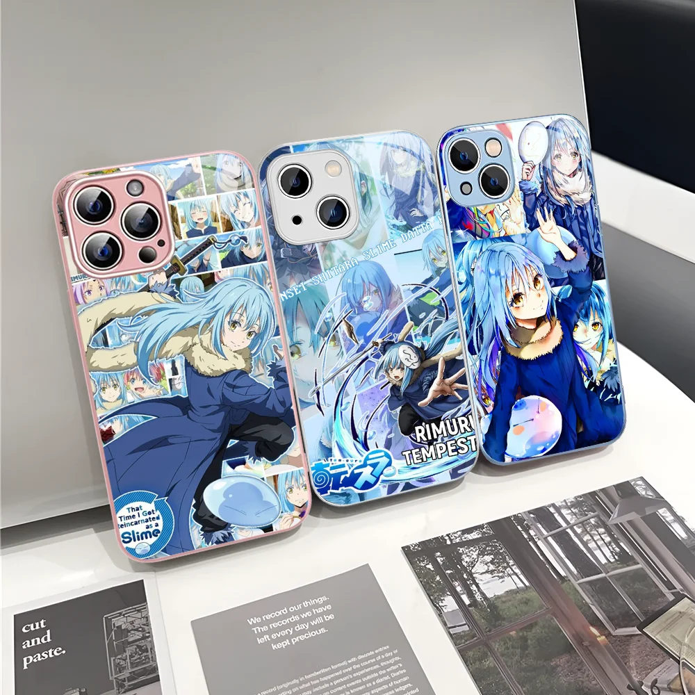 

Rimuru Tempest Phone Case Tempered Glass For Iphone 14 13 12 11 Pro Mini XS MAX 14Plus X XS XR Cover