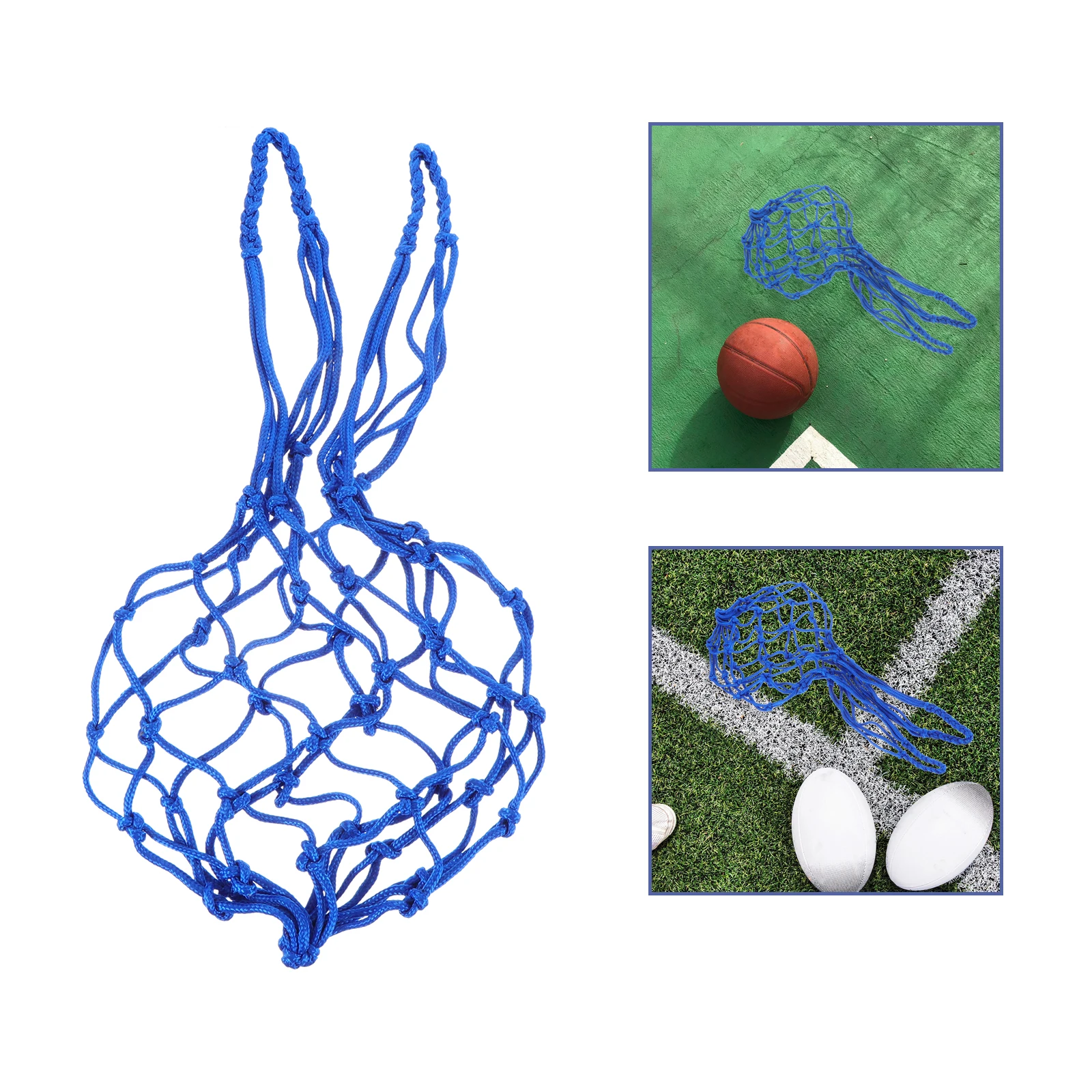 2 قطعة شبكة تخزين الكرة لكرة القدم كرة السلة الكرة الطائرة منظم شبكي متين لتوفير المساحة حقيبة المعدات الرياضية