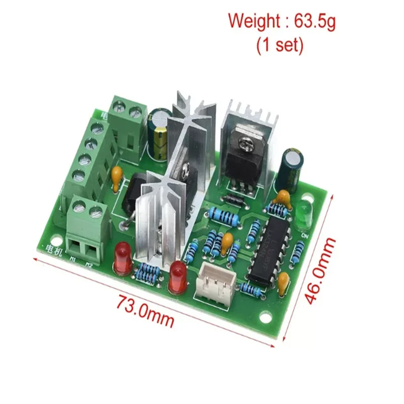 CCM2 DC Motor Speed Regulator 10V12V24V30V Forward and Reverse PWM DC Controller 120W