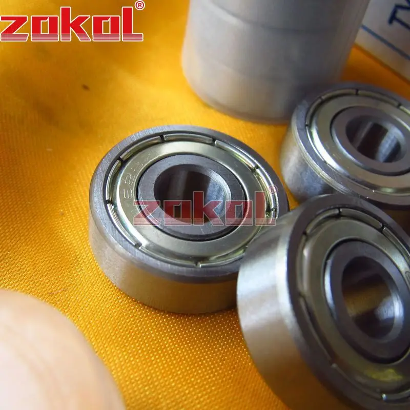 ZOKOL Micro deep groove ball bearing ABEC-1 623 624 625 626 627 628 629 ZZ RS 3x10x4 4x13x5 5x16x5 6x19x6 7x22x7 8x24x8 9x26x8mm