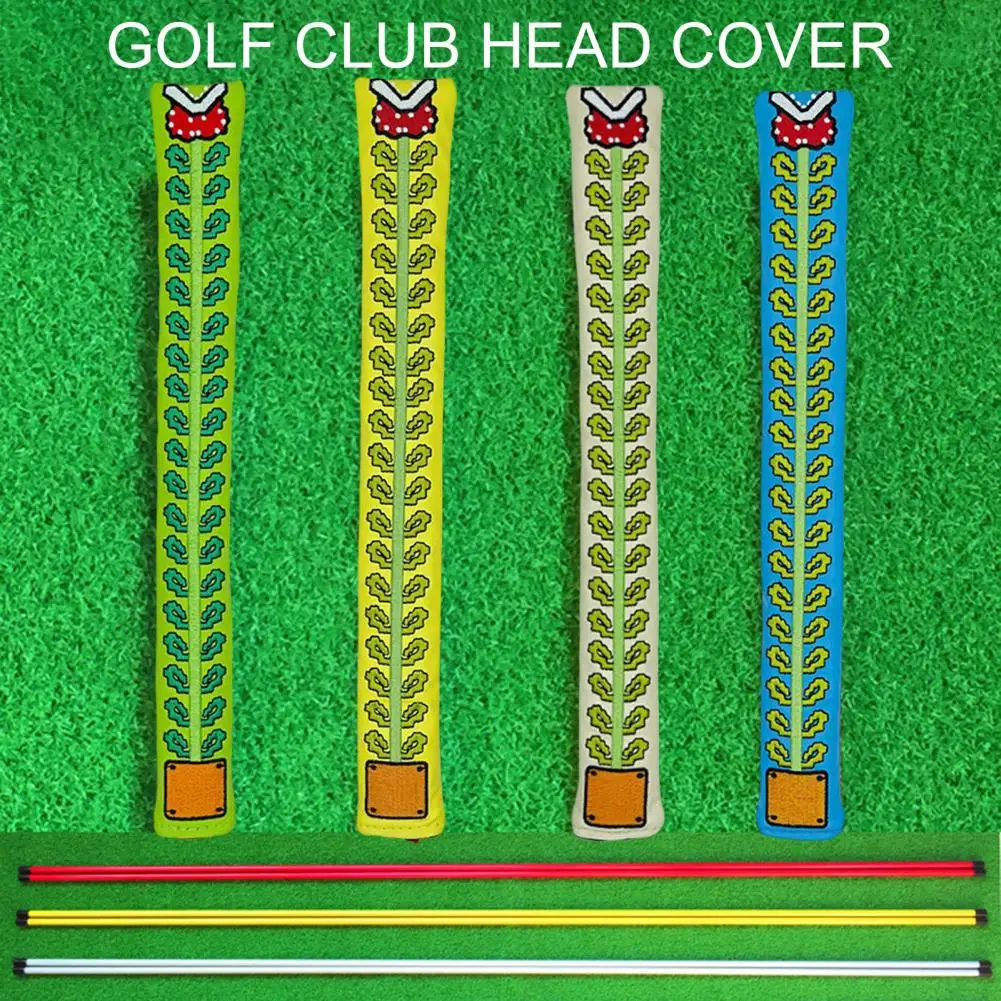 Golf Club Cover Golf Club Protector Scratch-proof Golf Alignment Stick Cover Wear Resistant Putter Protector For Club Equipment