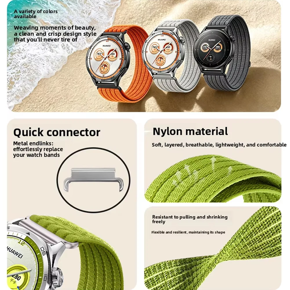 Pulseira de Nylon 18/20/22mm p - Runners Gear avaliação e preço