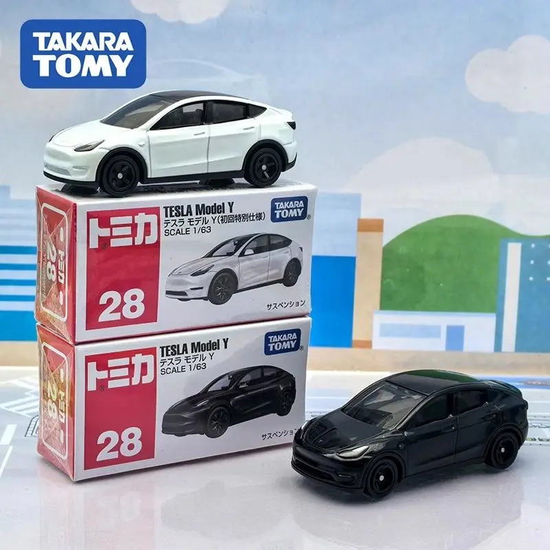 

Tomica Tesla Model Y Alloy Car Toy 28 Diecast Simulation Model