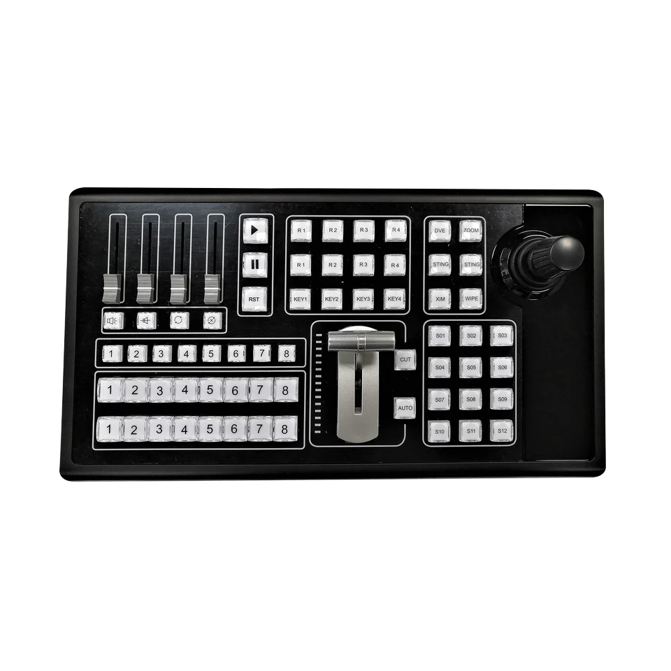 

Контроллер-джойстик для прямой видеотрансляции и потокового вещания, специализированный контроллер PLC и PAC