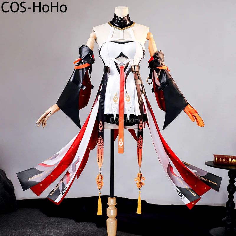 COS-HoHo Wuthering Waves Changli Game Suit Sexy Lovely Dress Uniform Cosplay Costume Halloween Party Role Play Outfit Women